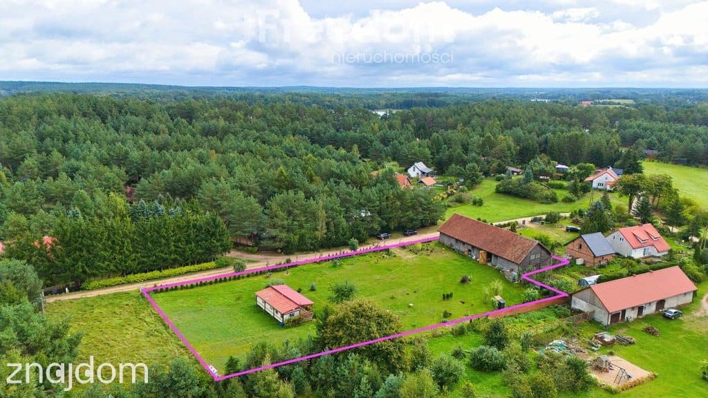 Wyjątkowa działka 3553 m² nad jeziorem Kalwa