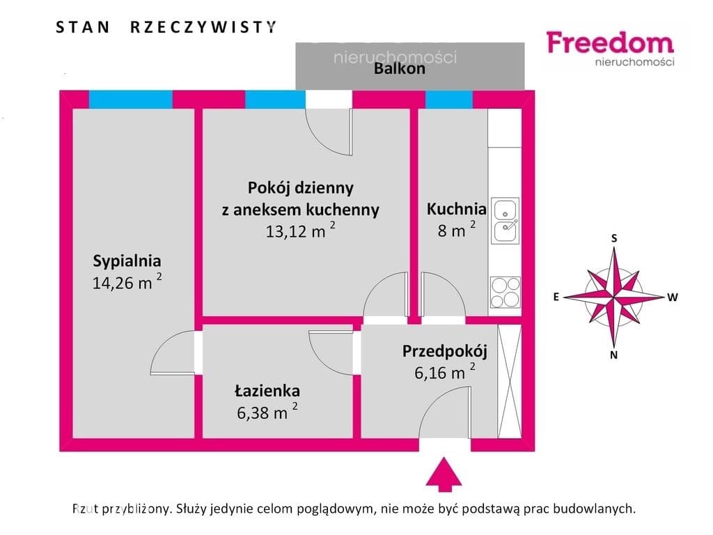Słoneczne 2 pokoje z balkonem | - zdjęcie 9