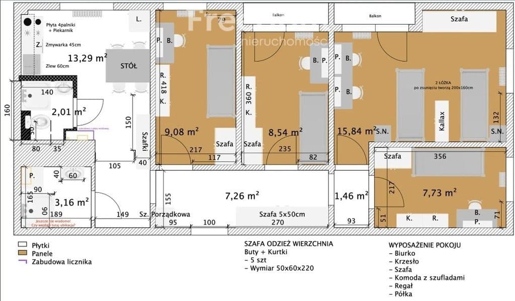 Mieszkanie inwestecyjne 69m -4 pokoje- Sikorskiego - zdjęcie 2