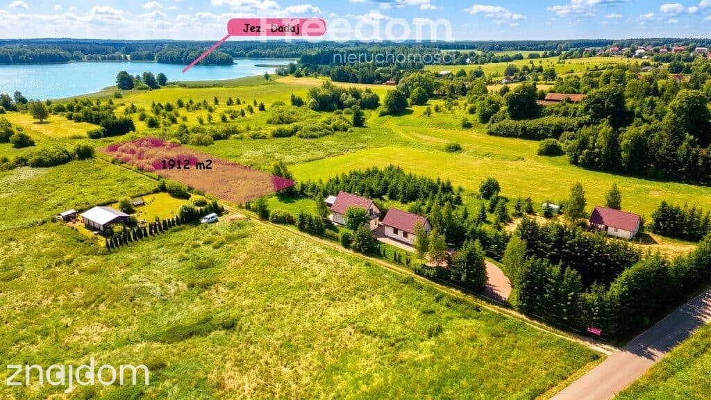 Działka nad jeziorem Dadaj - zdjęcie 2