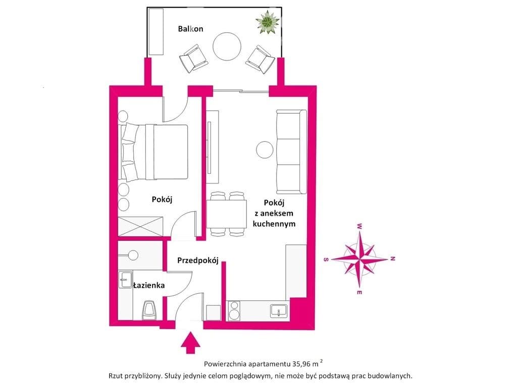 Apartament 50 m od morza, 2 pok z garażem - zdjęcie 19