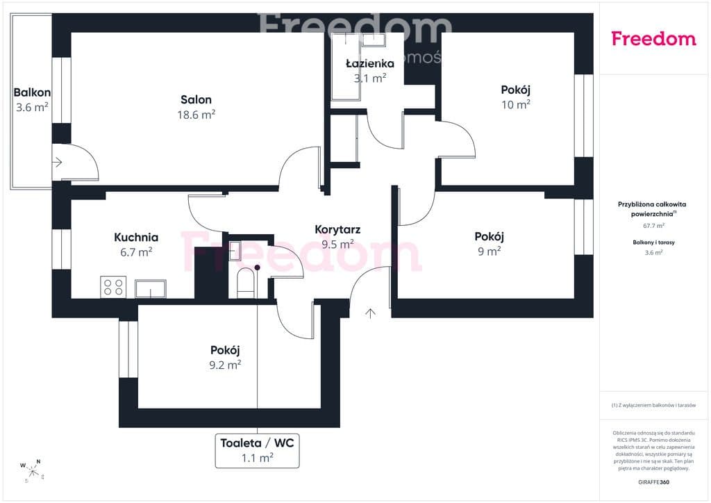 Mieszkanie 4 pokoje 67,5 m² Elbląg Fromborska - zdjęcie 15