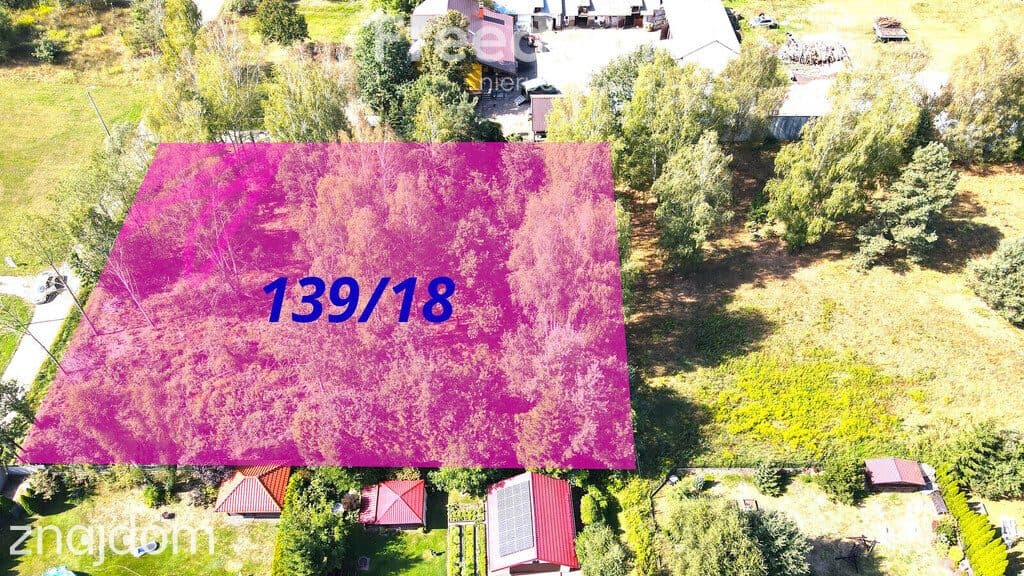 Działka uzbrojona 1445m2 -Cięciwa gm.Dębe Wielkie - zdjęcie 3