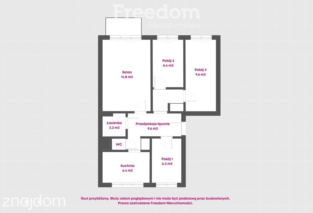 4 kąty w sercu Tarnowa – 57 m² przy Dworcu! - zdjęcie 12
