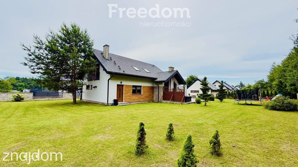 Dom wolnostojący 170 m², garaż, Rzęskowo, las