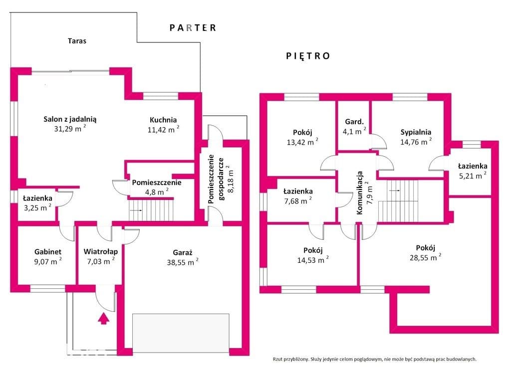 Dom 215m², 6 pokoi, garaż,pompa ciepła,rekuperacja - zdjęcie 18