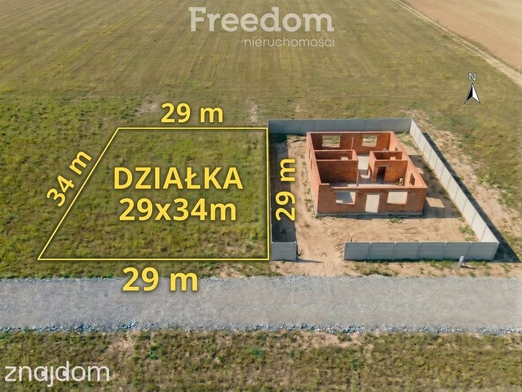 Aktracyjna działka budowlana z warunkami zabudowy.
