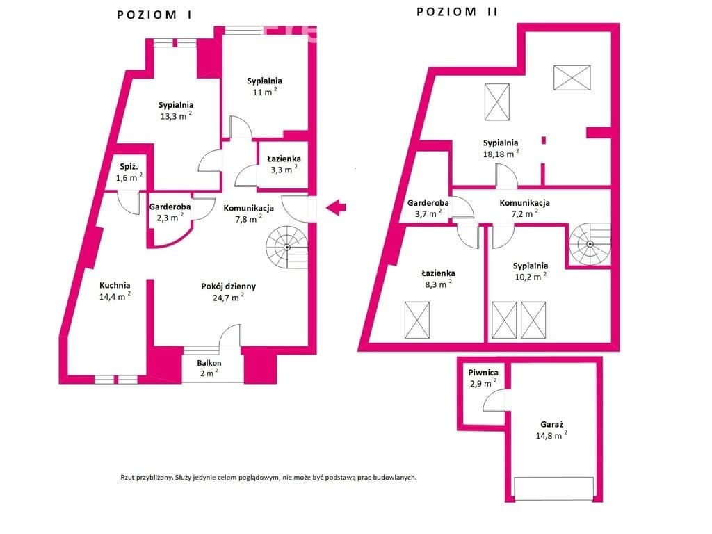 Piękne mieszkanie 126 M² - 5 pokoi, 2 miejsca postojowe - Józefosław - zdjęcie 11