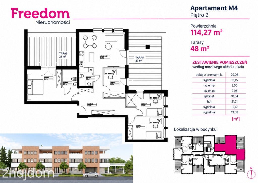 Apartament premium z dwoma tarasami, Ponikwoda - zdjęcie 18