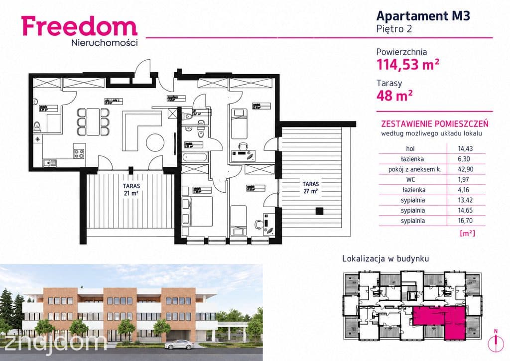 Apartament premium z dwoma tarasami, Ponikwoda - zdjęcie 18