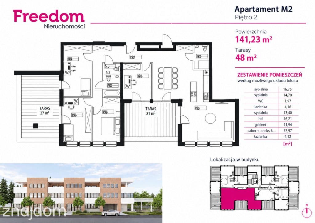 Apartament premium z dwoma tarasami, Ponikwoda - zdjęcie 18