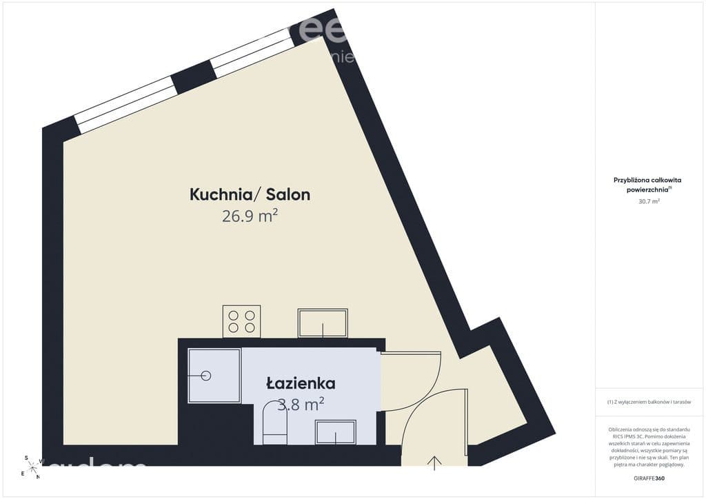 Wyspa Spichrzów 30,70 m2, SPA, Basen, Garaż, Gotowe do wejścia - zdjęcie 15