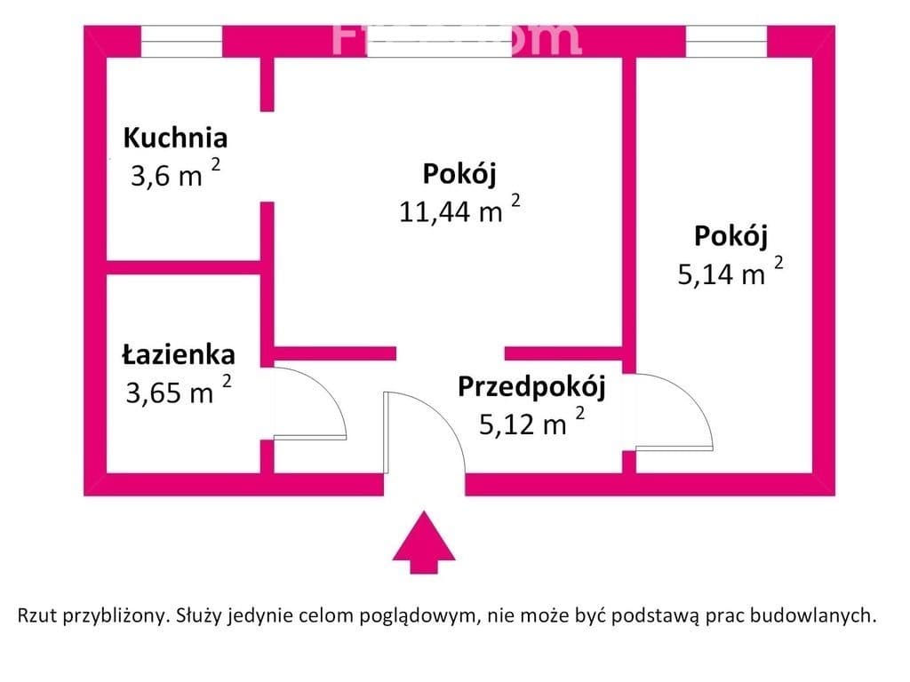 2 pokoje w centrum Koła | 32,3 m² - zdjęcie 11
