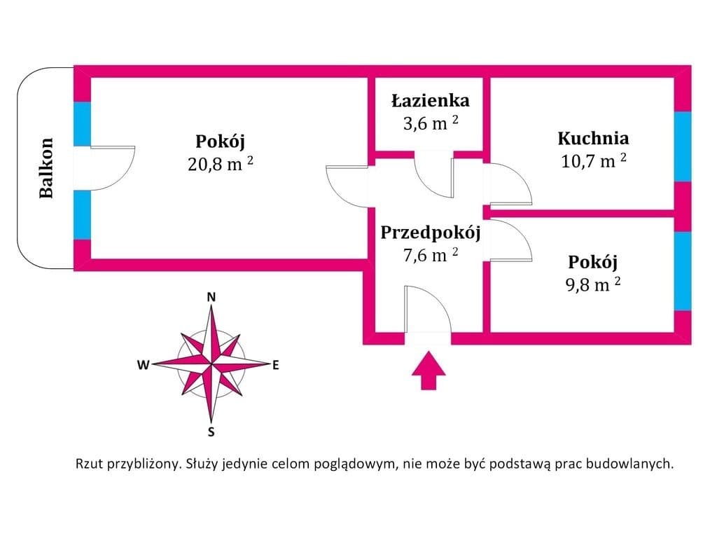 2-pokojowe na Koniuchach do remontu - zdjęcie 9