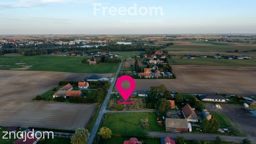 Działka budowlana 1322 m² Zajezierze WZ