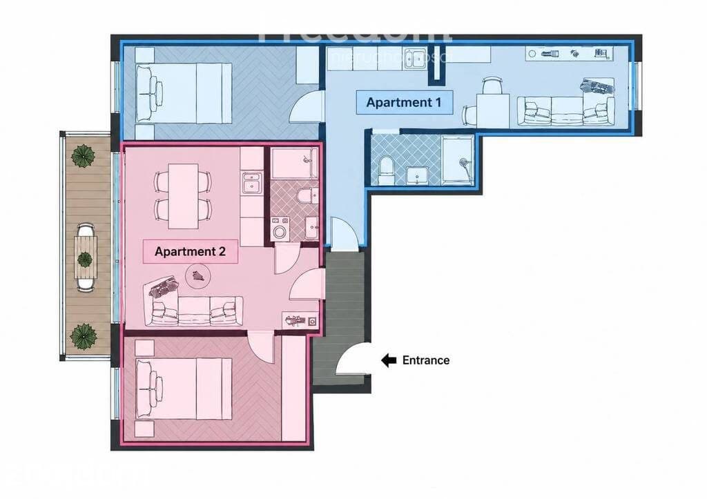 Dwa apartamenty inwestycyjne przy Fabryce Norblina - ROI 7% - zdjęcie 10