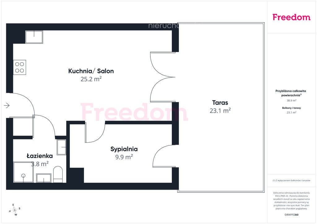 Na wynajem Sadowa nowe budownictwo - taras 22 m2 - zdjęcie 5