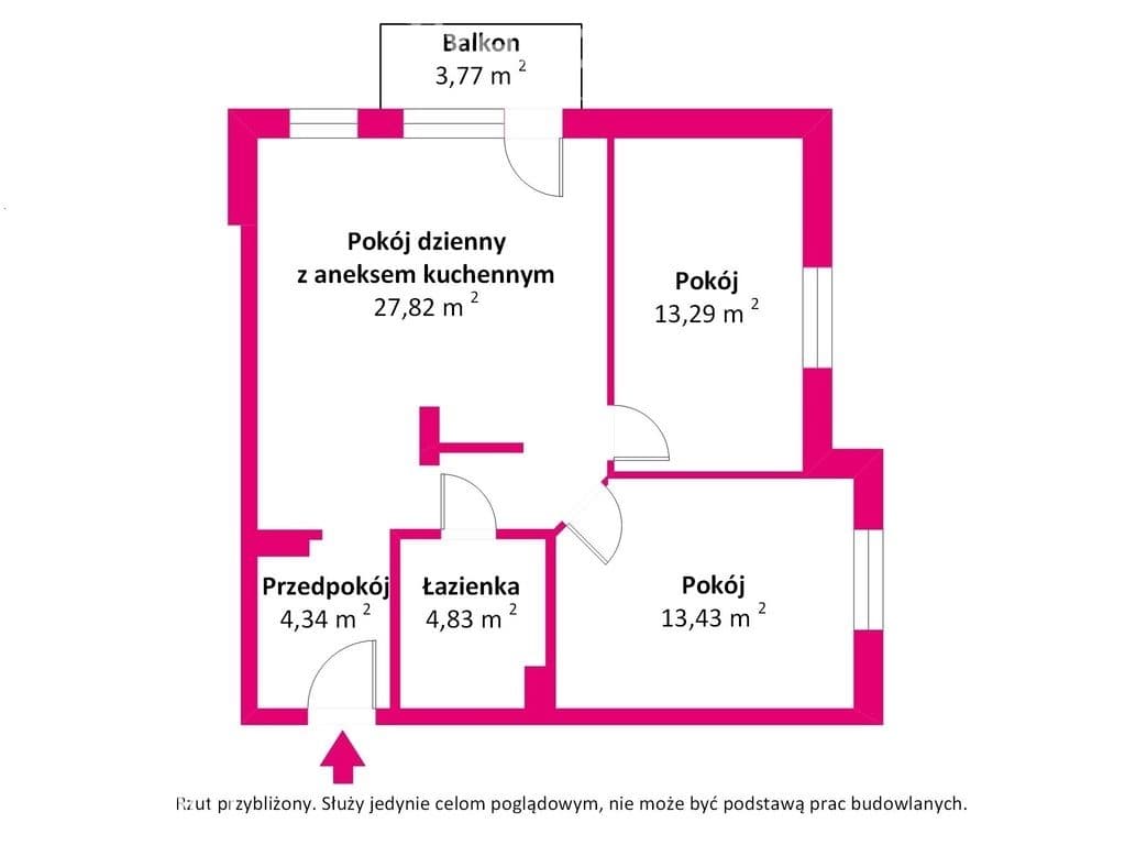 Przestronne 3 pokoje | 63,7 m² | garaż podziemny | Józefosław - zdjęcie 11