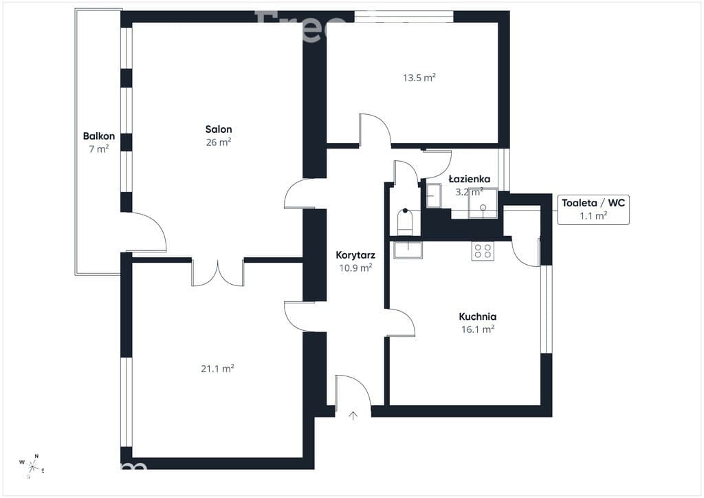 Katowice. 92 m², które dają przestrzeń do życia. - zdjęcie 16