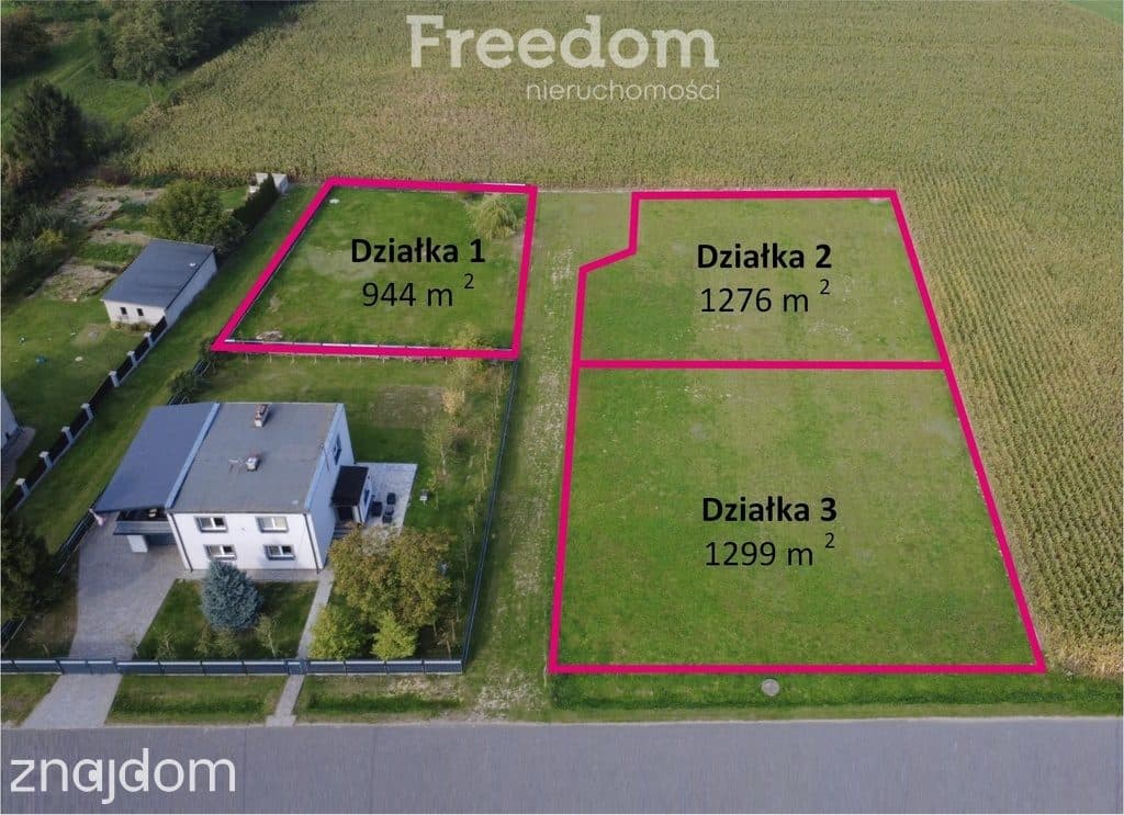 Działka z warunkami zabudowy | Osiek Wielki I