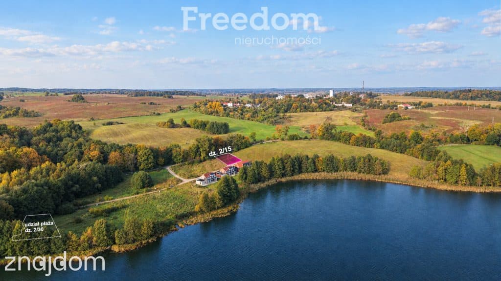 Działka nad jeziorem Morliny, 946 m² - 4 km od Ostródy - zdjęcie 2