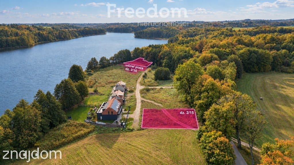 Działka nad jeziorem Morliny, 946 m² - 4 km od Ostródy - zdjęcie 3