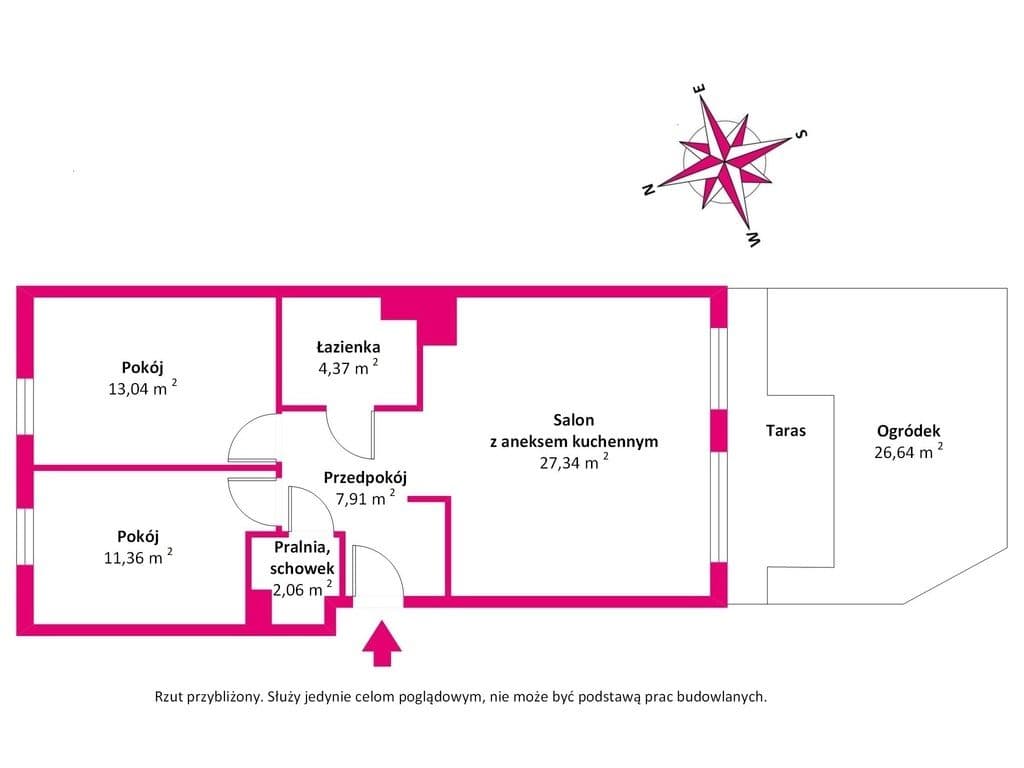 3 pokoje | Ogród 26 m² | Wysoki standard | Metro M3 - zdjęcie 13