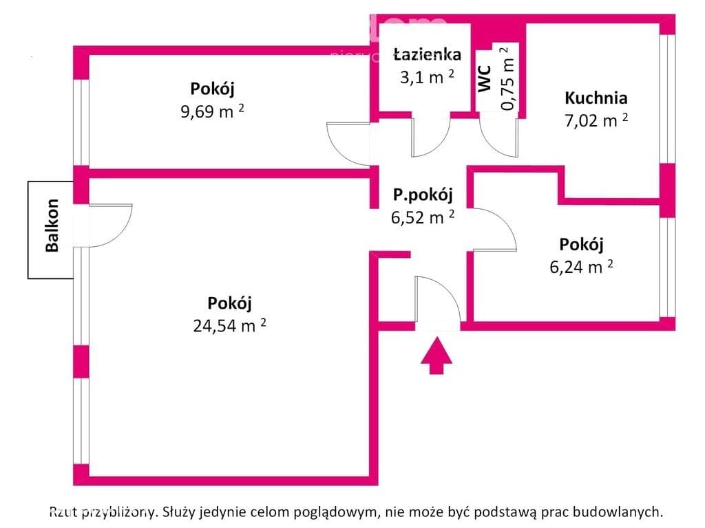 3 pokoje na parterze , Os. Budowlanych 1 - zdjęcie 13