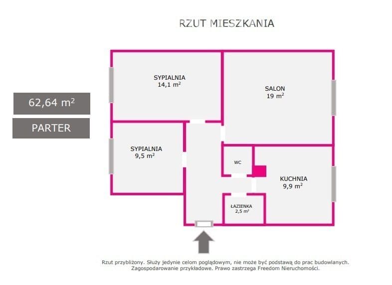 3 pokoje po remoncie, Zabrze Rokitnica ul. Jabłońskiego. - zdjęcie 16