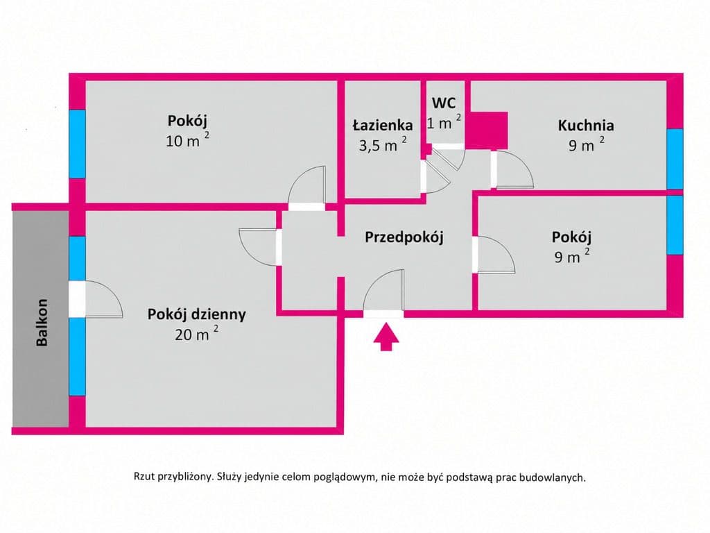Przestronne 3-pokojowe mieszkanie na Morenie, do własnej aranżacji! - zdjęcie 4