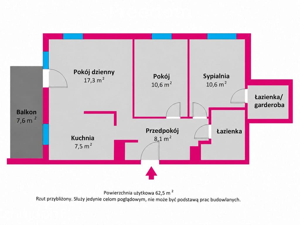 Lawendowe Wzgórza | 3 pokoje | Balkon | Klimatyzacja - zdjęcie 12