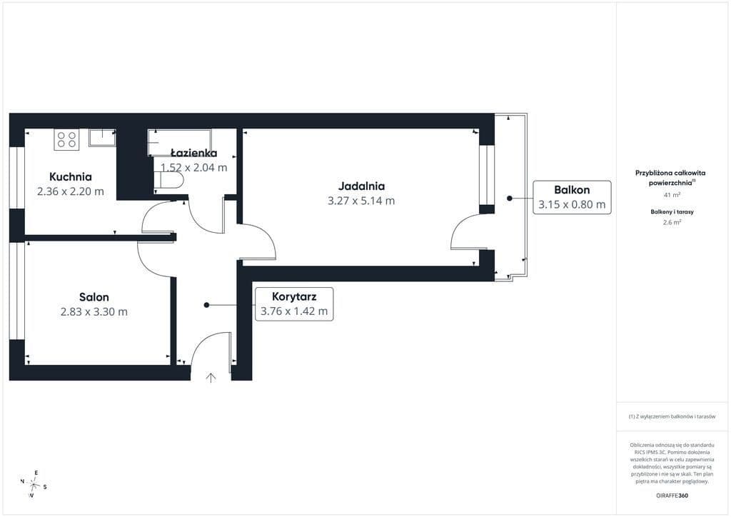2 pokoje z balkonem | 44 m² | Opole, 1 Maja - zdjęcie 14