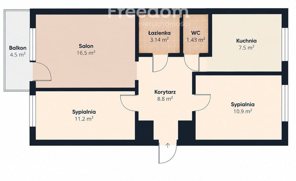 3 pokoje z balkonem | Konin | gotowe do życia - zdjęcie 15