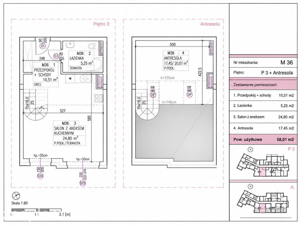 APARTAMENT Z ANTRESOLĄ | 58,01 M² | PRUSZKÓW - zdjęcie 2