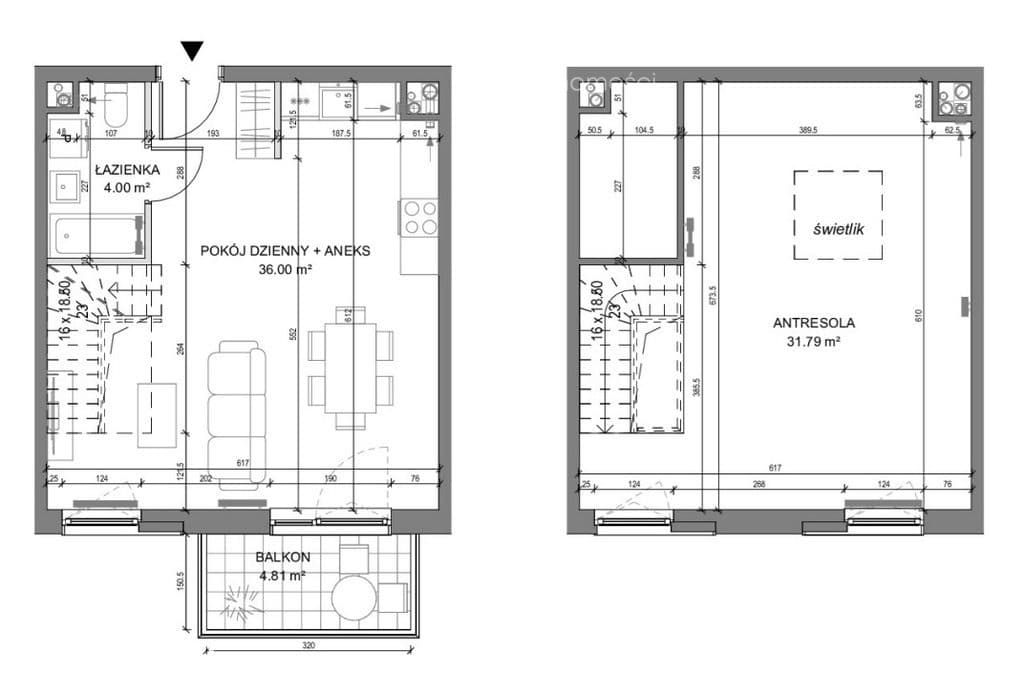 Nowe 71,8 m² z antresolą i balkonem. Gdańsk Platynowa - zdjęcie 5