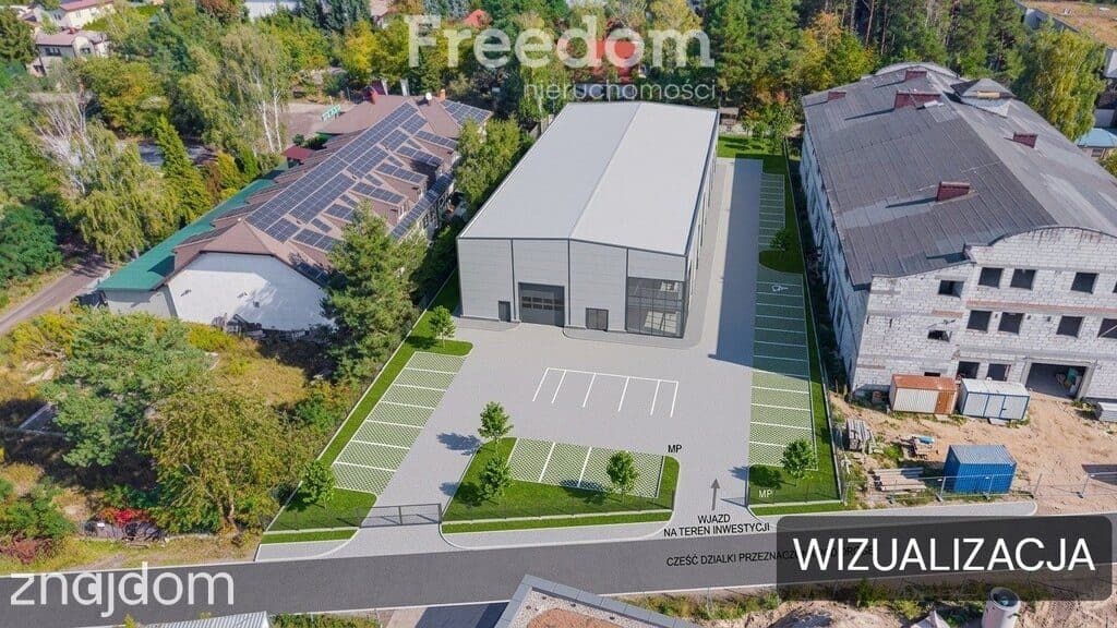 Grunt inwestycyjny z pozwoleniem na budowę hali