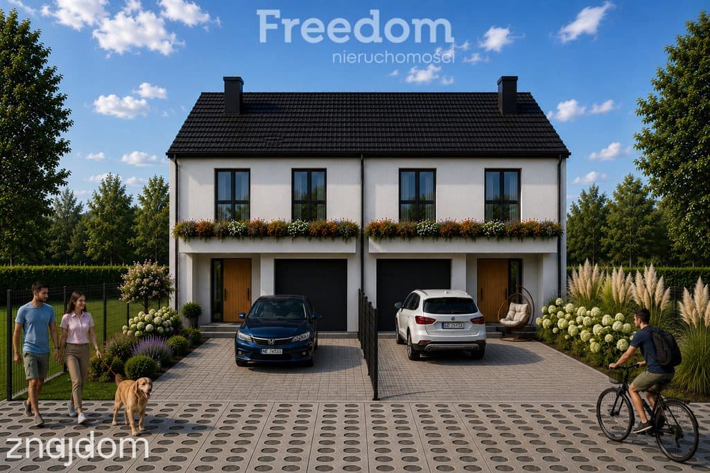 Nowy dom bliźniak 120 m² ogród garaż Chwaszczyno