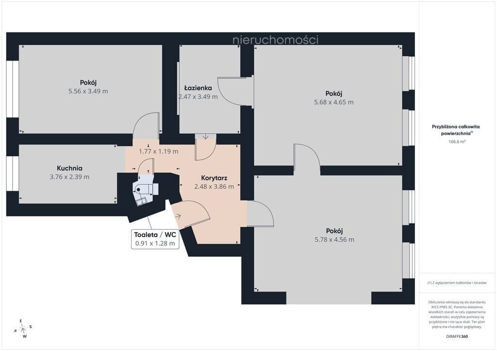 Przestronne mieszkanie 108,70 m² w kamienicy – ul. Ofiar Katynia - zdjęcie 12