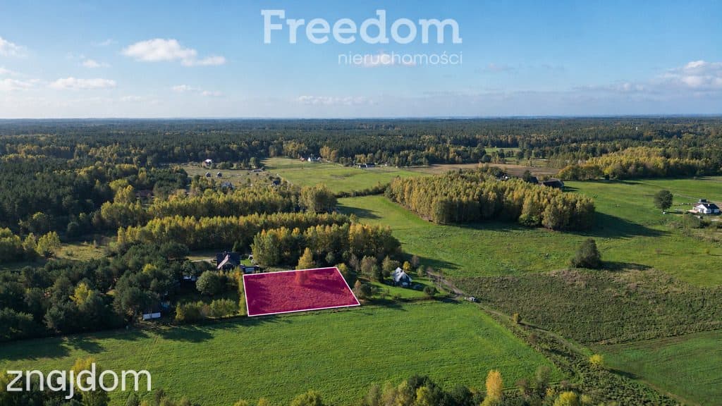 Działka 2012 m² w Siemianach nad Jeziorakiem – media, MPZP - zdjęcie 3
