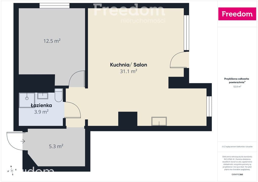 WYJĄTKOWE MIESZKANIE PO GENERALNYM REMONCIE | 54 m² | PARTER | ŁĘCZNA - zdjęcie 9