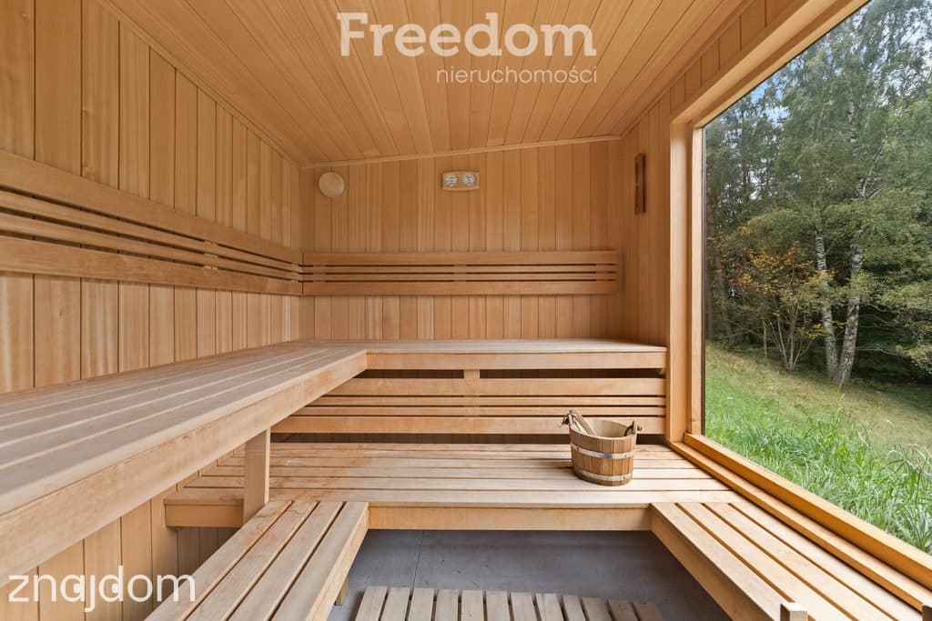 Nowoczesny całoroczny dom z basenem, sauną i jacuzzi w sercu Kaszub - zdjęcie 12