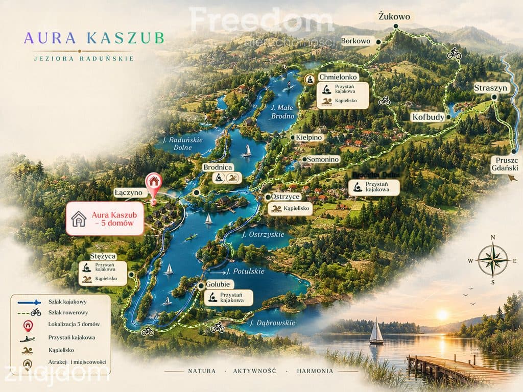 Nowoczesny całoroczny dom z basenem, sauną i jacuzzi w sercu Kaszub - zdjęcie 2