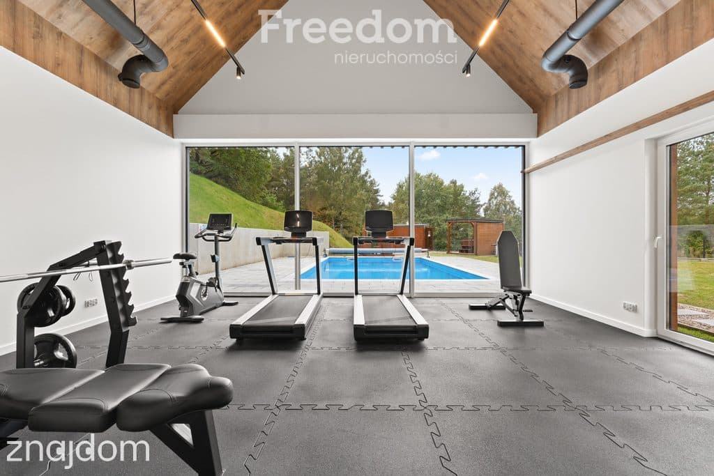 Nowoczesny całoroczny dom z basenem, sauną i jacuzzi w sercu Kaszub - zdjęcie 14