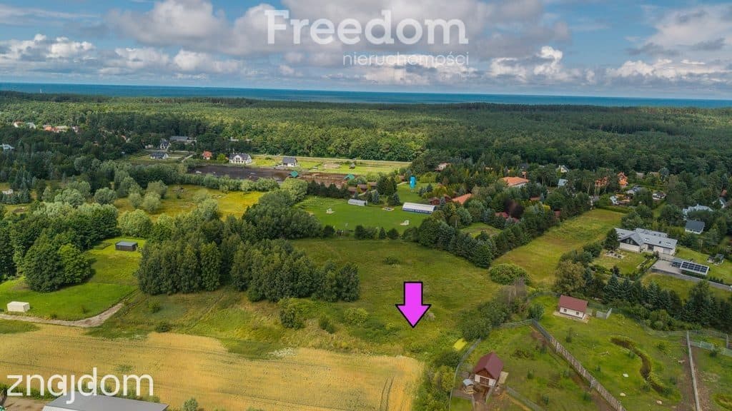 Działka w Jantarze o pow. 1550m2