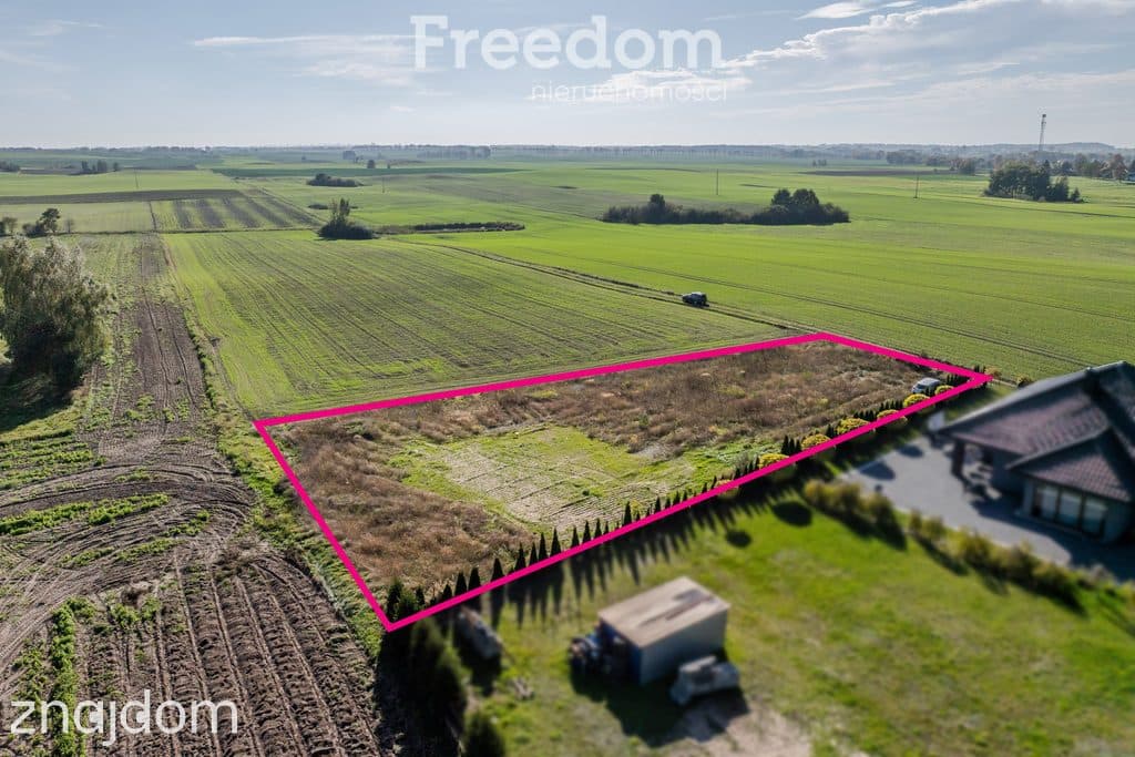 Działka pod budowę jednorodzinną