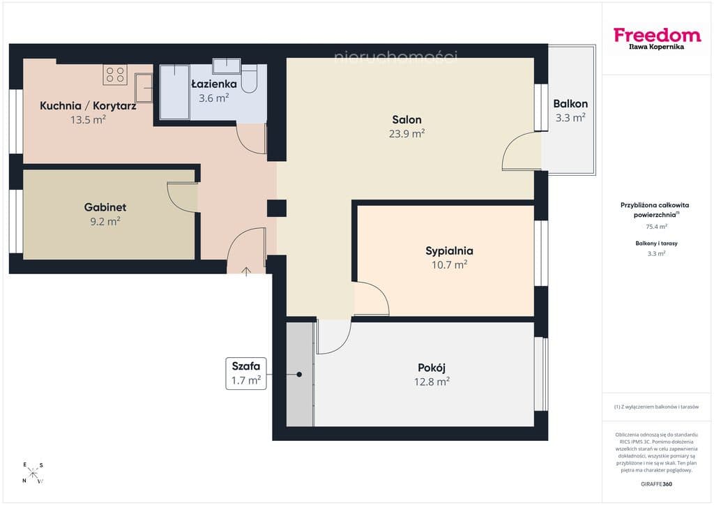 76 m², 4 pokoje i Iława na wyciągnięcie ręki - zdjęcie 12