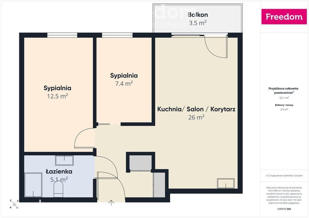Wygodne trzy pokoje na Tęczowym Lesie - zdjęcie 5