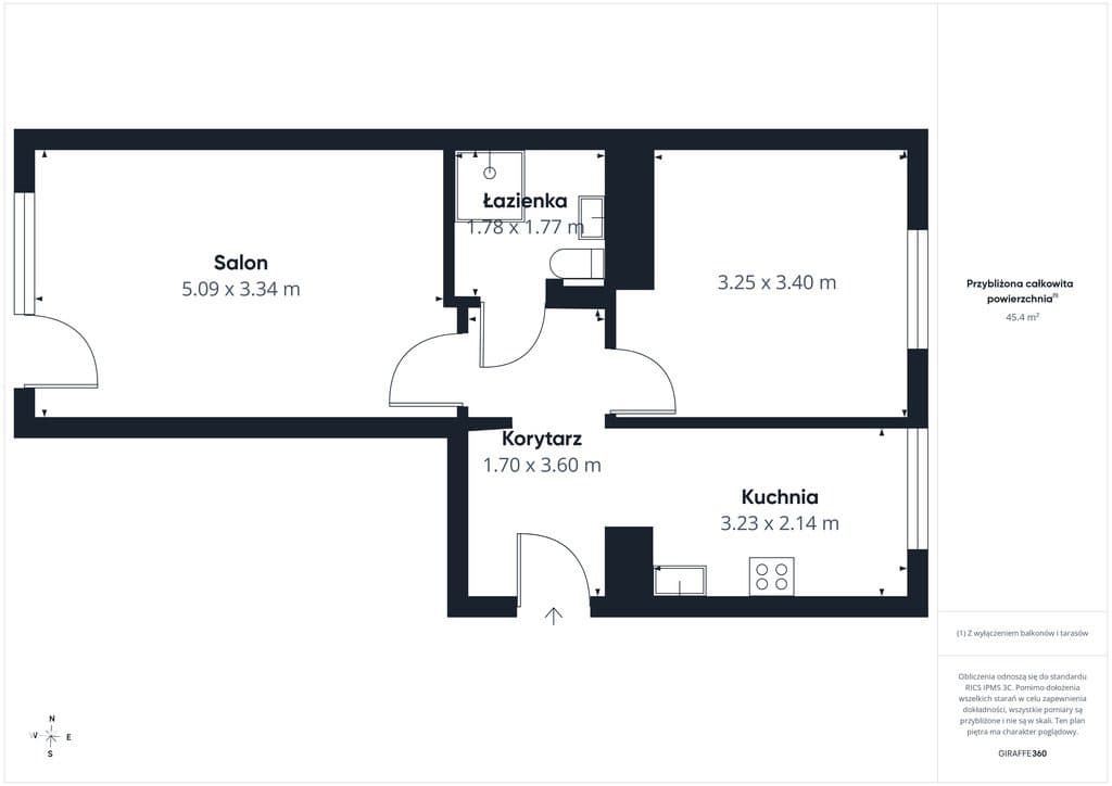 Mieszkanie 47,2 m² | balkon | piwnica 8 m² - Strzelce Opolskie - zdjęcie 10