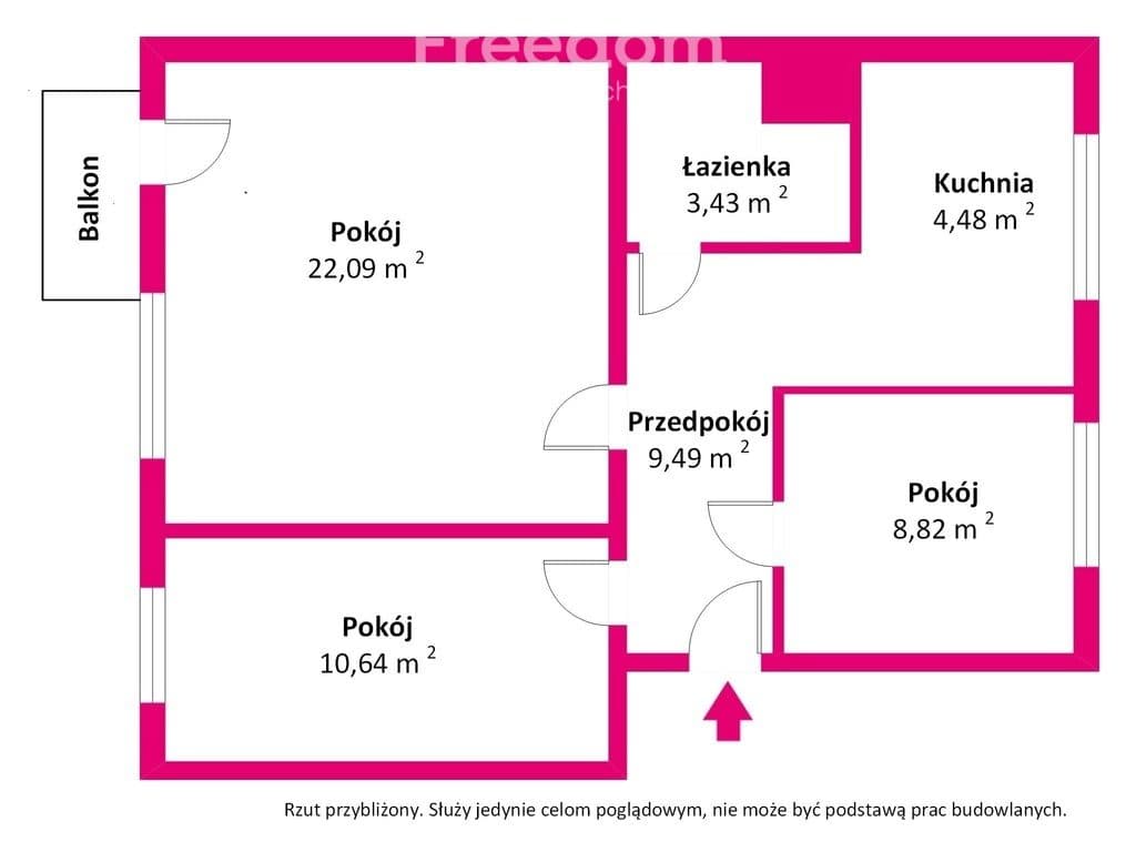 Słoneczne 3 pokojowe mieszkanie. - zdjęcie 15