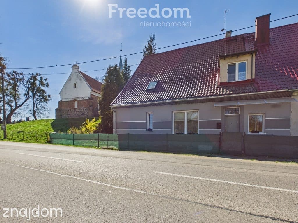 Mieszkanie, działka nad rzeką oraz duży garaż.